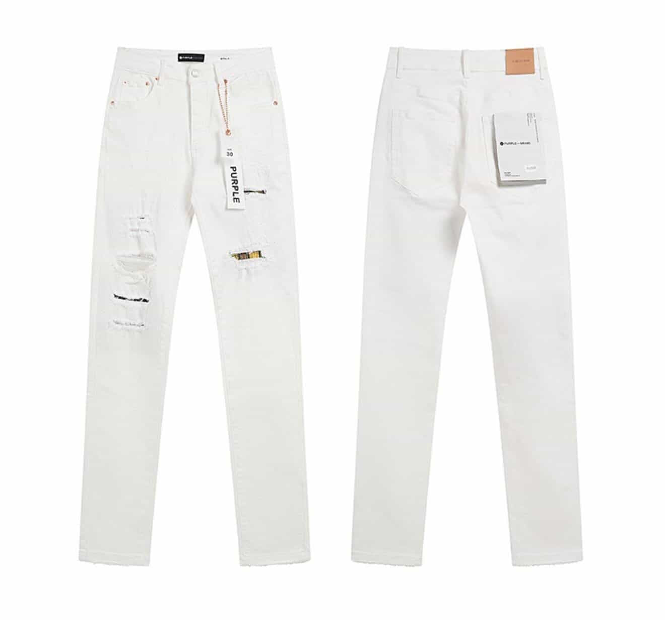Purple Brand Black And White Jeans.